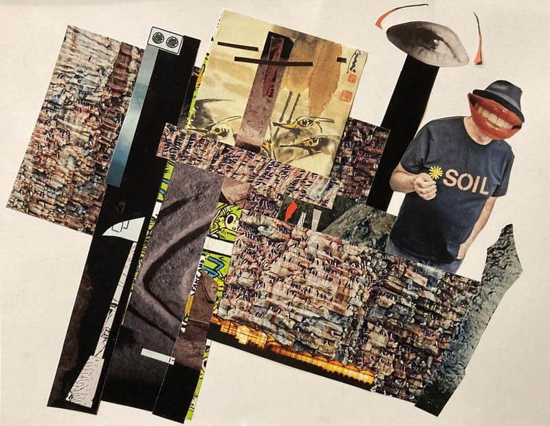 LEFT: The Eyes Have It (2024) 19 cm x 14 cm ~ CENTRE: Eccentric Circus (2024) 24 cm x 20 cm ~ RIGHT: Another Green World (2024) 24 cm x 20 cm