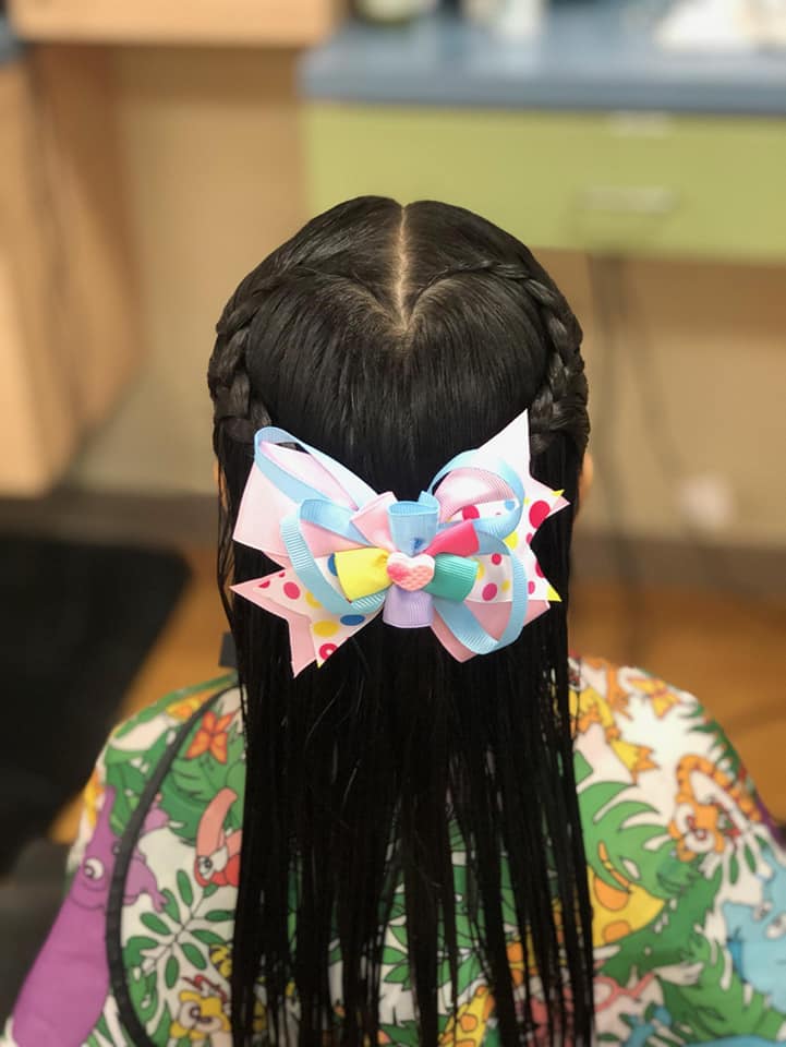 Wash and Braid with Bow from Salon