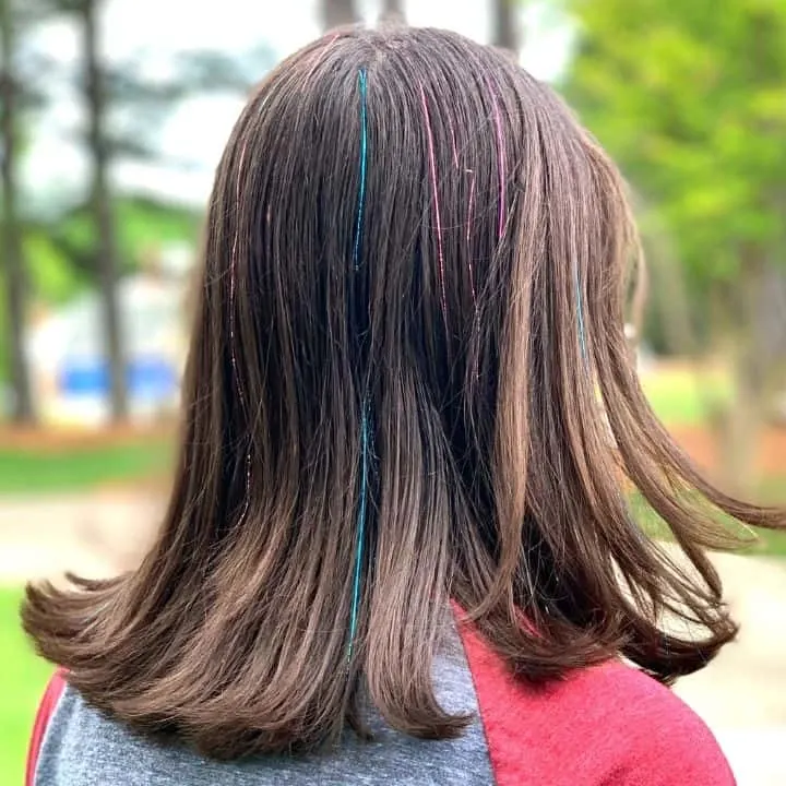 Colorful Fairy Tinsel 4 strands for $15