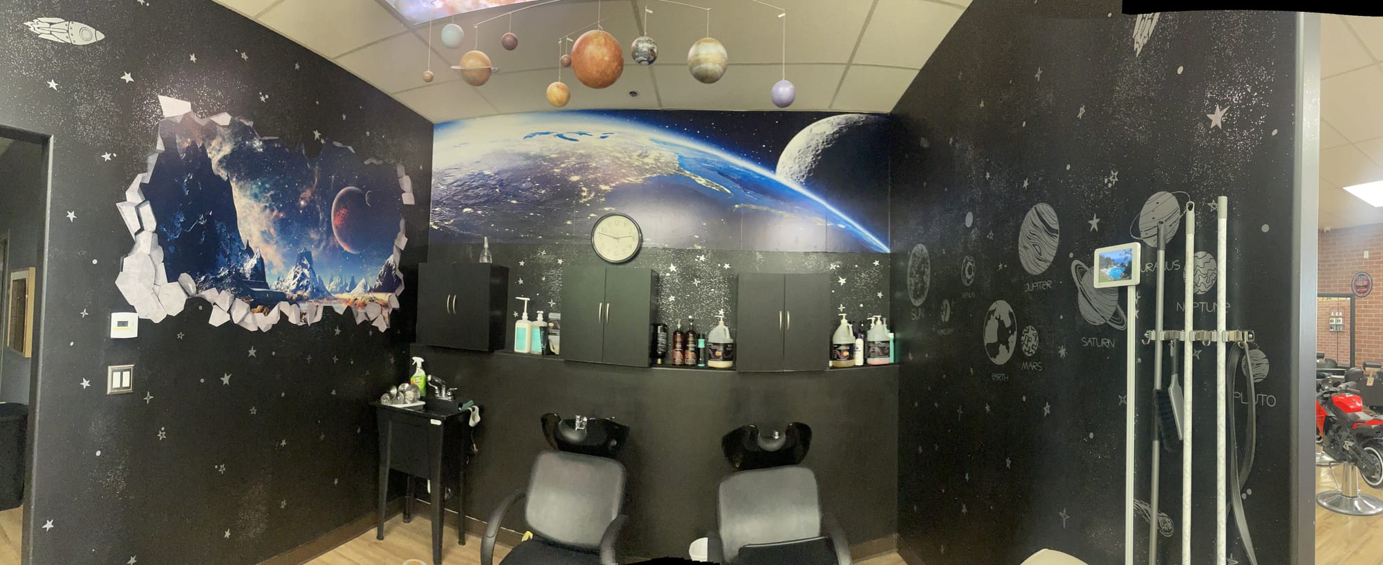 All About Space Shampoo Room
