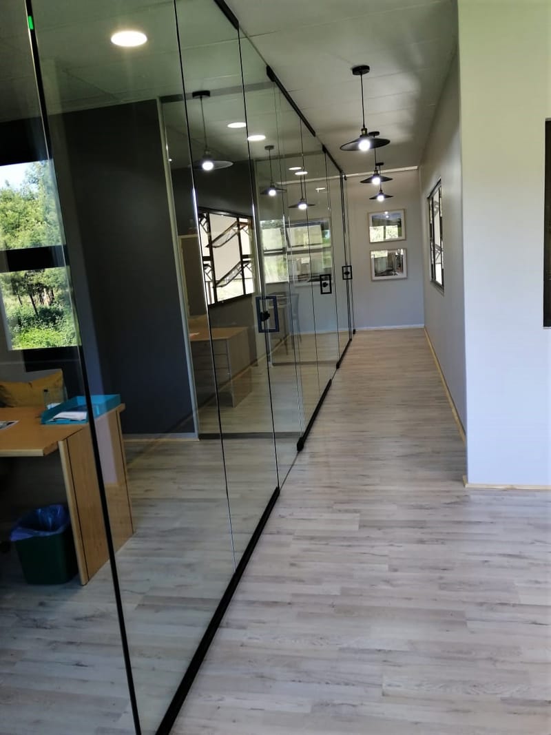 Frameless Glass Offices