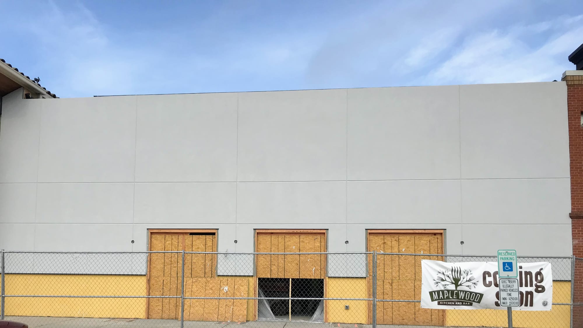 Maplewood Restaurant Remodel 2019