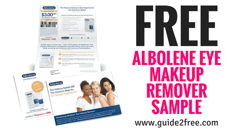 Free Albolene Eye Makeup Remover