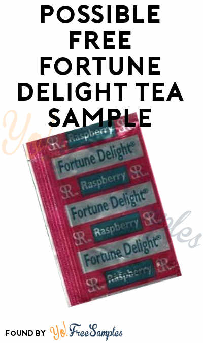 FREE Fortune Delight Tea Sample