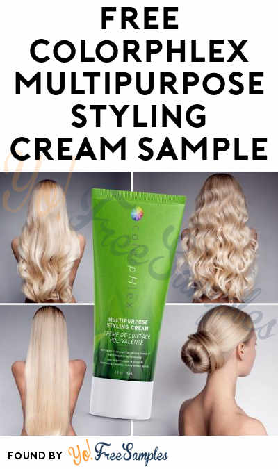 FREE ColorpHlex Multipurpose Styling Cream Sample