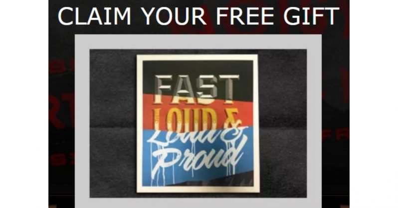 FREE Fast, Loud, & Proud Poster