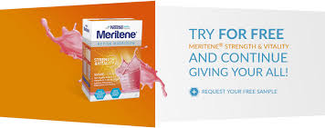 Free Nestle Meritene strength and vitality Sample