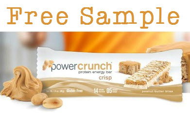 FREE PowerCrunch Protein Energy Bar Sample