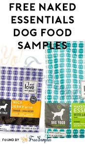 FREE Naked Essentials Dog Food Sample