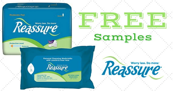 FREE Reassure Travel Washcloths Sample Pack