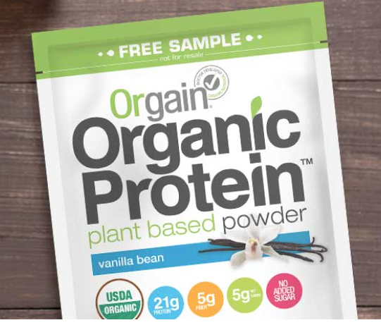 Free Orgain Protein Powder Sample