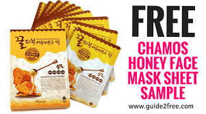 FREE Chamos Honey Face Mask Sheet Samples