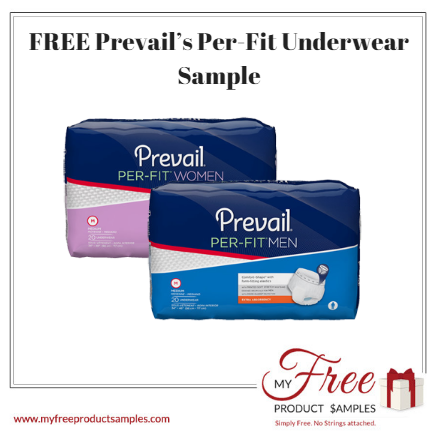 Free Prevail Per-Fit Underwear Sample