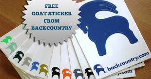 FREE Backcountry Sticker