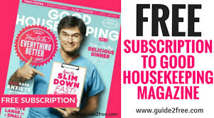 Free Subscription to Good Housekeeping