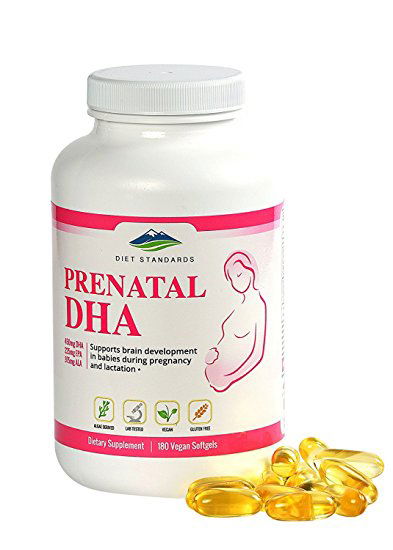 FREE Diet Standards Prenatal DHA Vegan Omega-3 Algae Oil Bottle