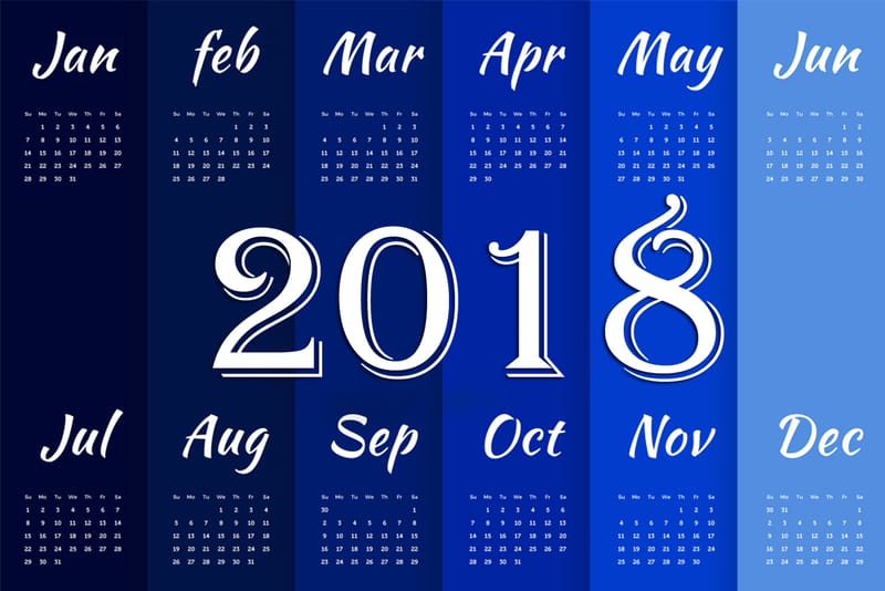 FREE 2018 Pocket Calendar