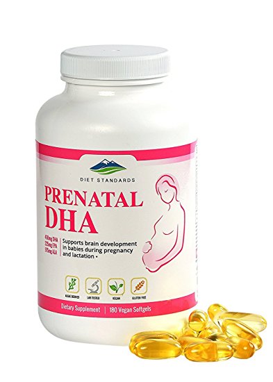 FREE Diet Standards Prenatal DHA Vegan Omega-3 Algae Oil Bottle