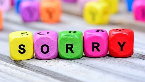 SORRY MESSAGES