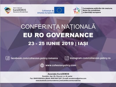 Morel Bolea a prezidat Conferinţa Naţională "EU RO Governance" organizată de Asociaţia EuroDEMOS