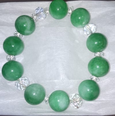 翡翠パワーストーンブレスレットお作りします。 image