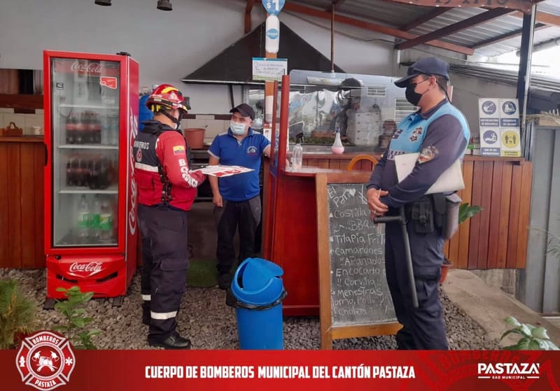 Bomberos Pastaza hace un llamado a actualizar los permisos de funcionamiento