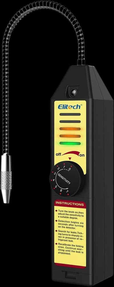Elitech WJL-6000S Freon Leak Detector Halogen Refrigerant Tester AC Leak Sniffer R22 R410A R134A R1234YF