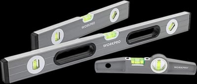 WORKPRO 3-Piece Spirit Level Set(9", 16", 24")， W002900A