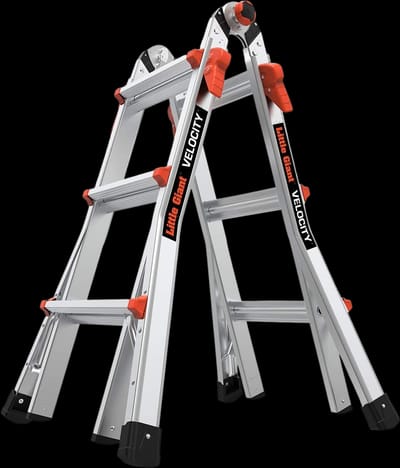Little Giant Ladders, Velocity, M13, 13 Ft, Multi-Position Ladder, Aluminum, Type 1A, 300 lbs Weight Rating, (15413-001)