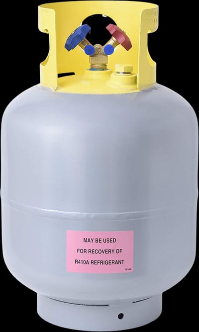 Flame King YSNR501 50 Pound Refrigerant Recovery Cylinder Tank , Gray