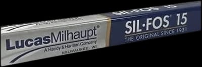 LUCAS MILHAUPT SIL-FOS 15% Part #95177 Silver Solder 7 Sticks