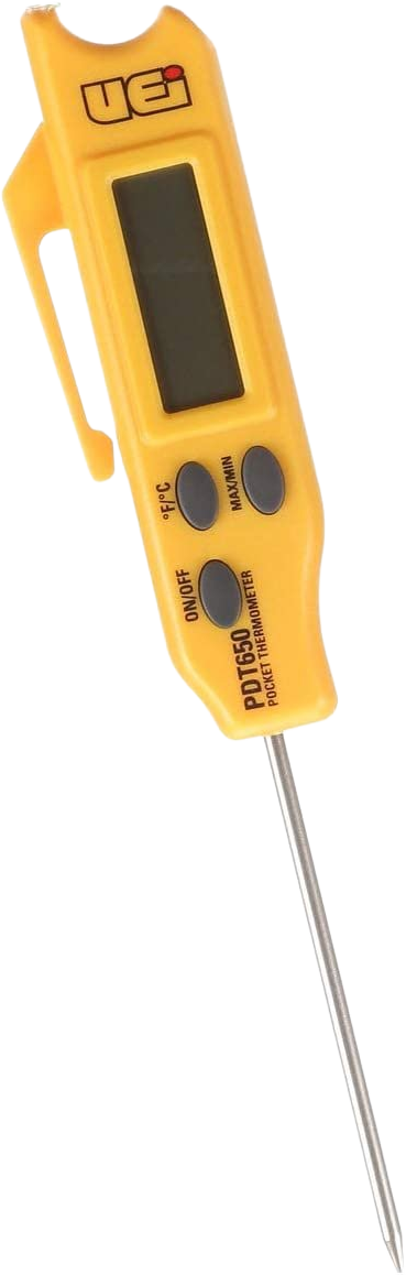 UEi Test Instruments PDT650 Folding Pocket Digital Thermometer,Yellow