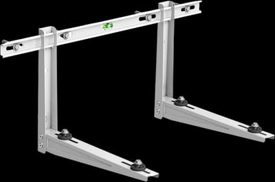 Outdoor Wall Mounting Bracket for Ductless Mini Split Air Conditioner Heat Pump Systems, Universal, 9000-36000 Btu Condenser