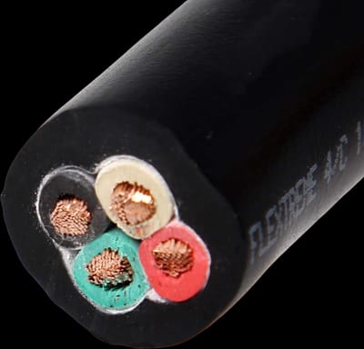 SOOW 10/4 Bulk Cable 50 Foot - SOOW Jacket, 30 Amps, 4 Wire, 600v - Water and Oil Resistant IBX-6227-50