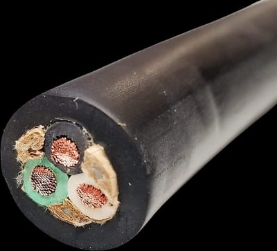 SOOW 10/3 Bulk Cable - SOOW Jacket, 30 Amps, 3 Wire, 600v - Water and Oil Resistant (20)