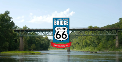 Missouri-Meramec River U.S. 66 Bridge East of Eureka, St. Louis County, Missouri