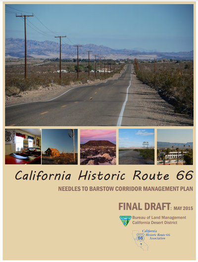 California Route 66 - Needles to Barstow Corridor Management Plan