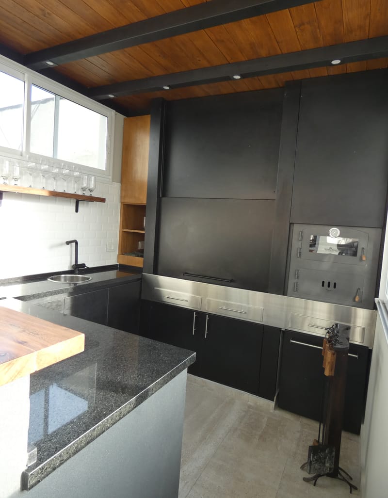 Terraza en departamento en Palermo, CABA