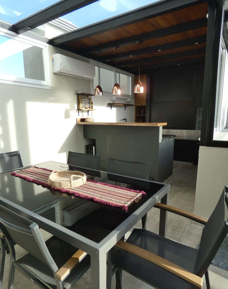 Terraza en departamento en Palermo, CABA