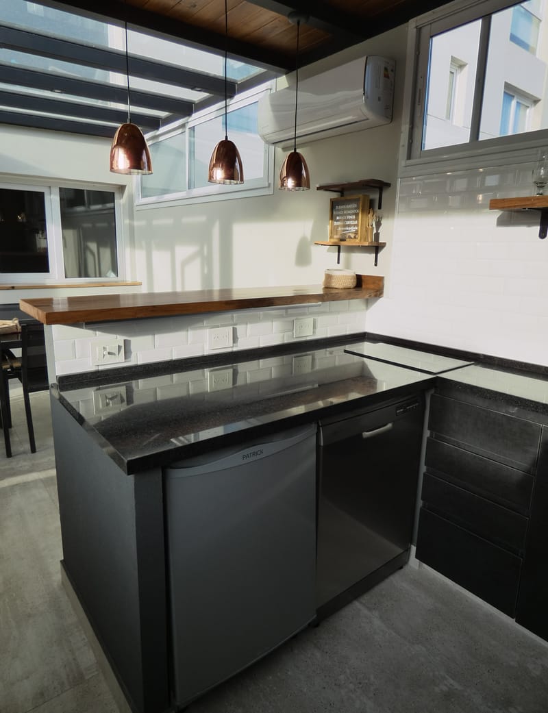 Terraza en departamento en Palermo, CABA