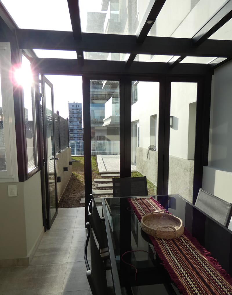 Terraza en departamento en Palermo, CABA