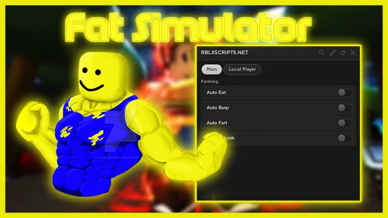 Fat Simulator Script PASTEBIN Hack GUI 2023: FASTEST Auto Farm, Auto Rebirth & More!