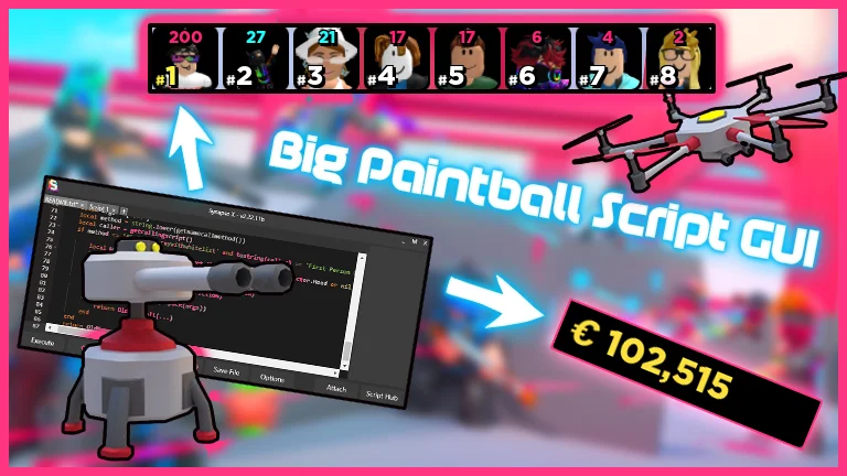 Big Paintball Script GUI / Hack | Aimbot | Unlock All Weapons *PASTEBIN 2023*