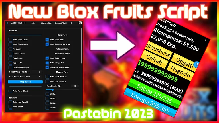 Script Blox Fruits - Auto Farm, Auto Farm