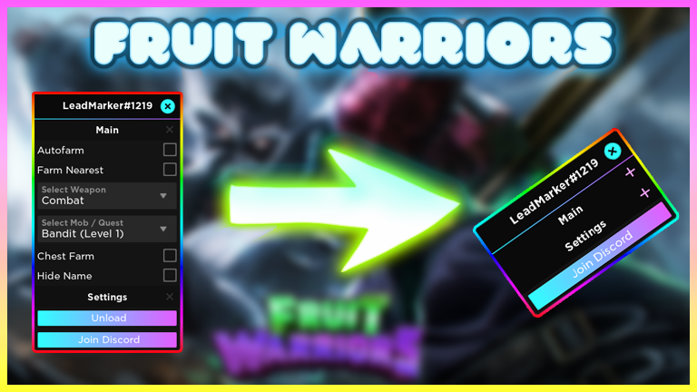 (NEW!) Fruit Warriors Script l Autofarm, Auto Stats, Collect Chests, Kill Mobs, Auto