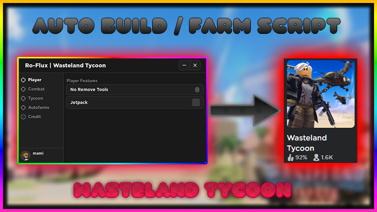 (NEW!) Roblox Wasteland Tycoon | Auto Build / Farm Script | Pastebin