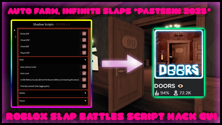 [NEW] Roblox Doors Script GUI