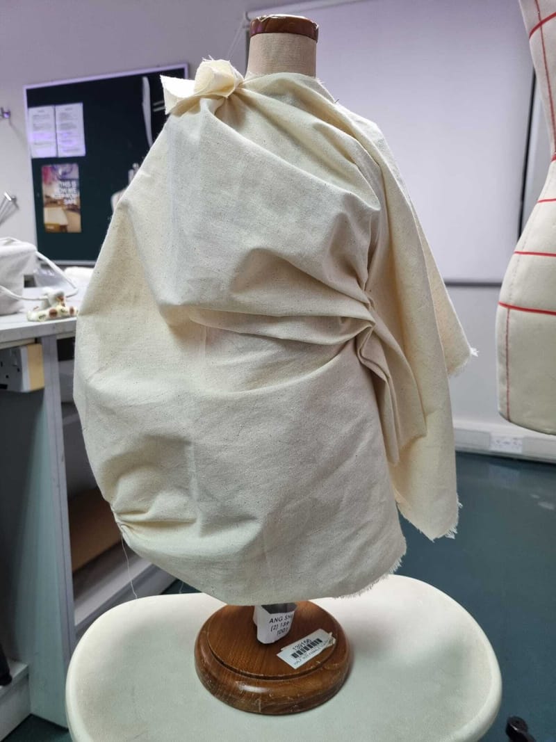 Zero waste draping
