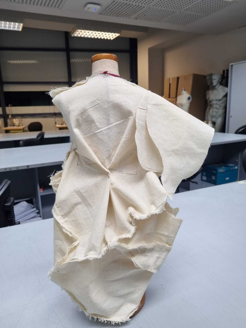 Zero waste draping