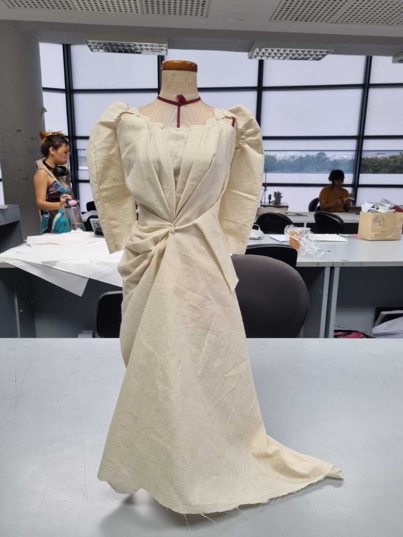 Zero waste draping